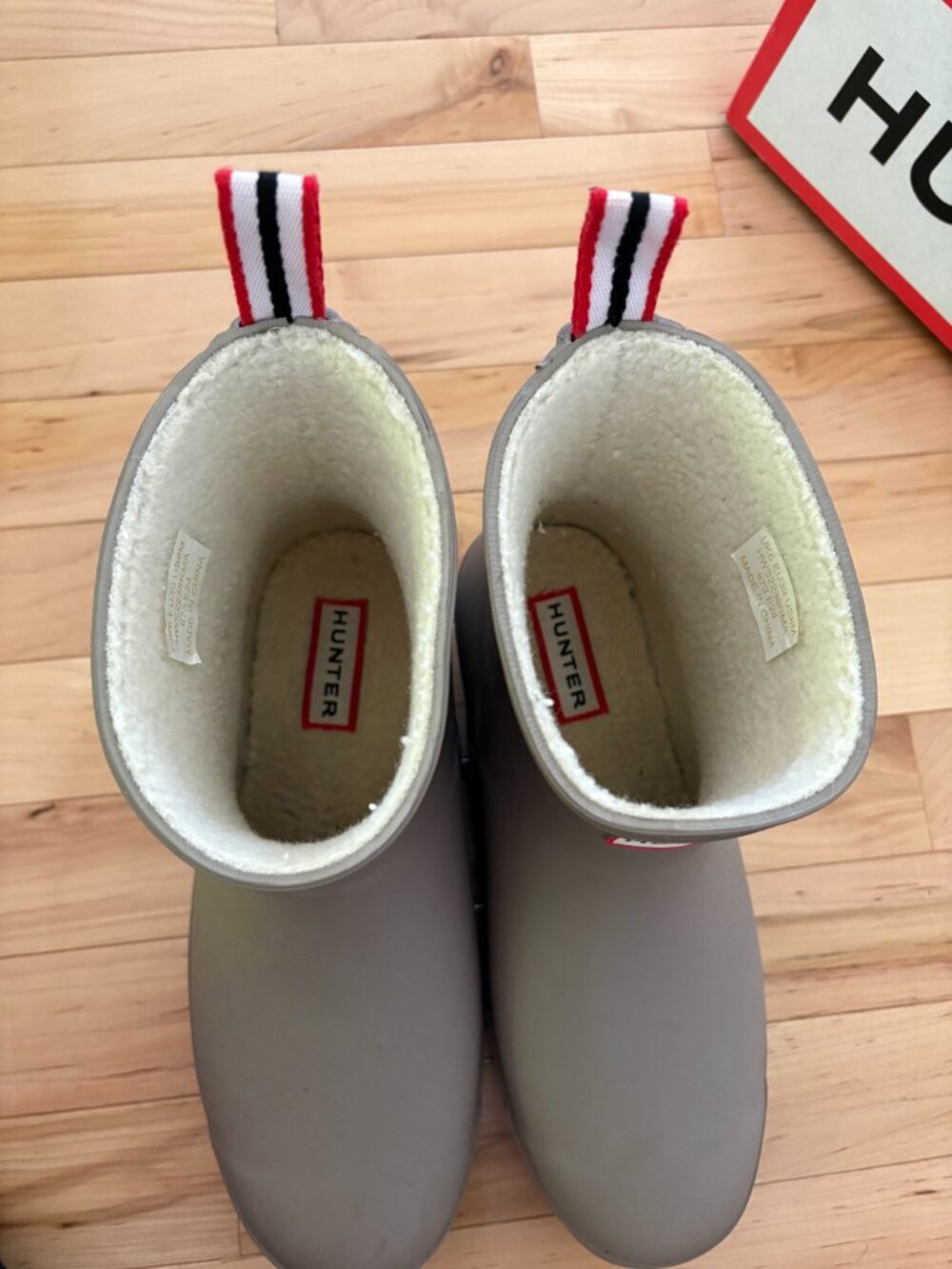 Hunter Play Short Insulated Boots - Gray/beige - Picture 6 of 7